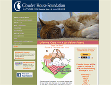 Tablet Screenshot of clowderhouse.org